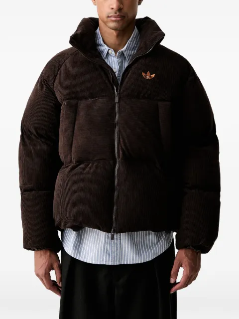 adidas corduroy padded jacket