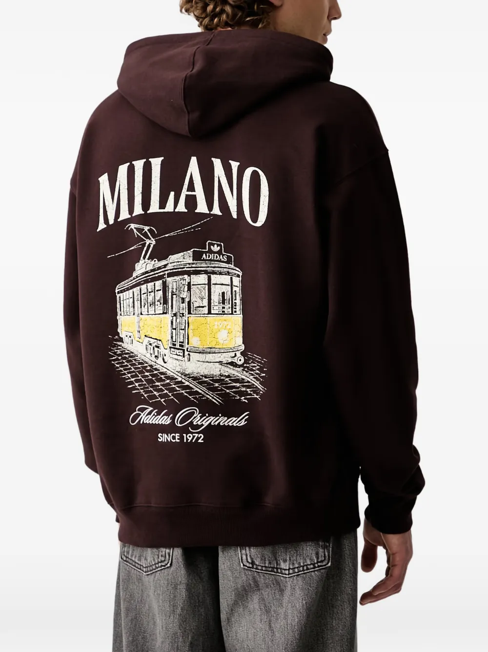 adidas graphic-print hoodie Bruin