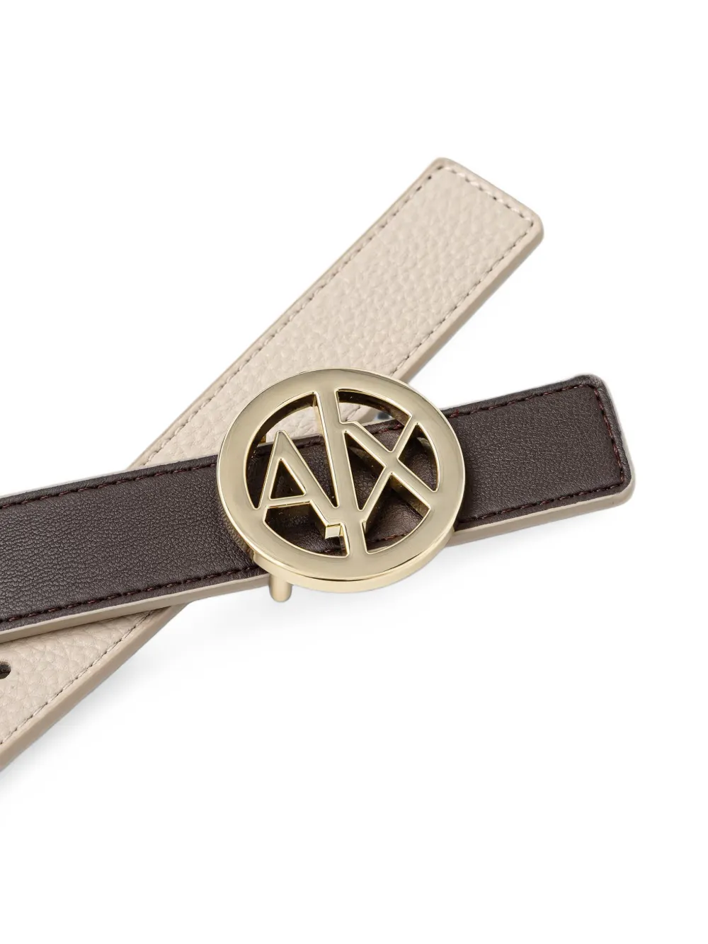 Armani Exchange Omkeerbare riem Bruin