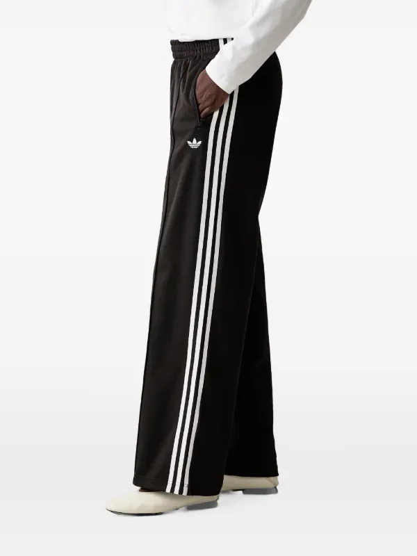 Adidas lace-overlay Track Pants | Black | FARFETCH
