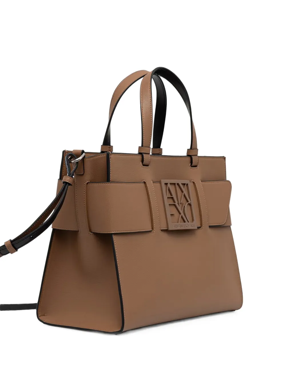 Armani Exchange Heuptas met logoplakkaat Bruin
