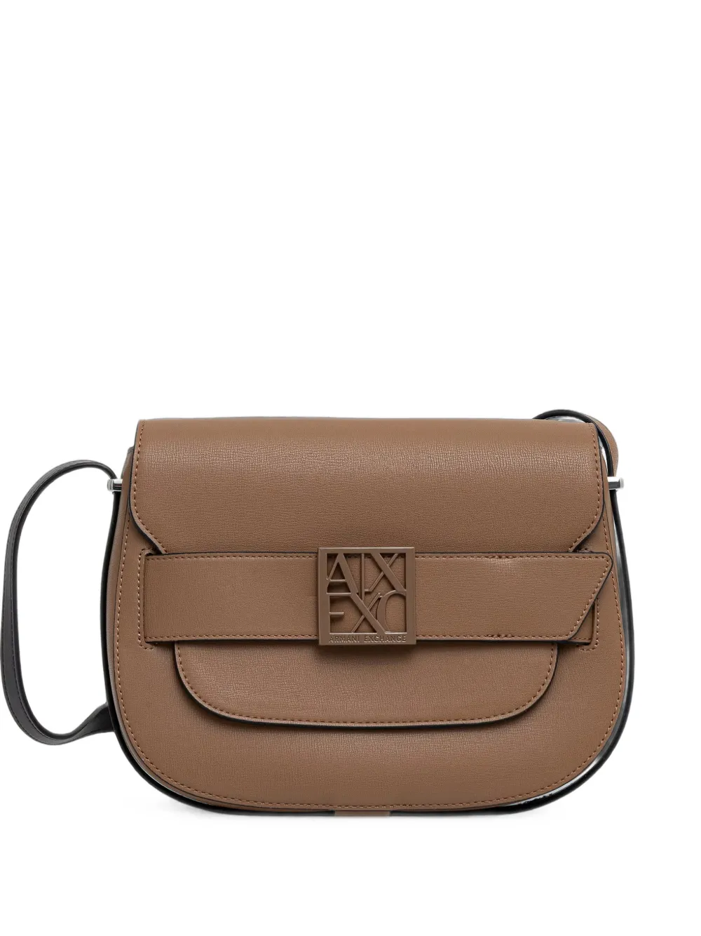 Armani Exchange logo-plaque cross body bag - Marrone