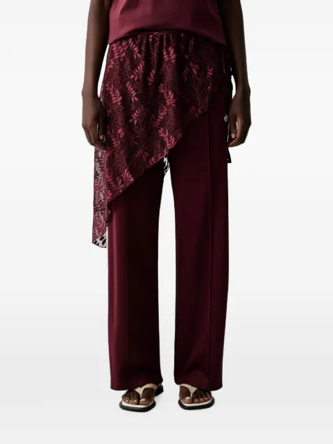 adidas pantalones de chándal con capa de encaje
