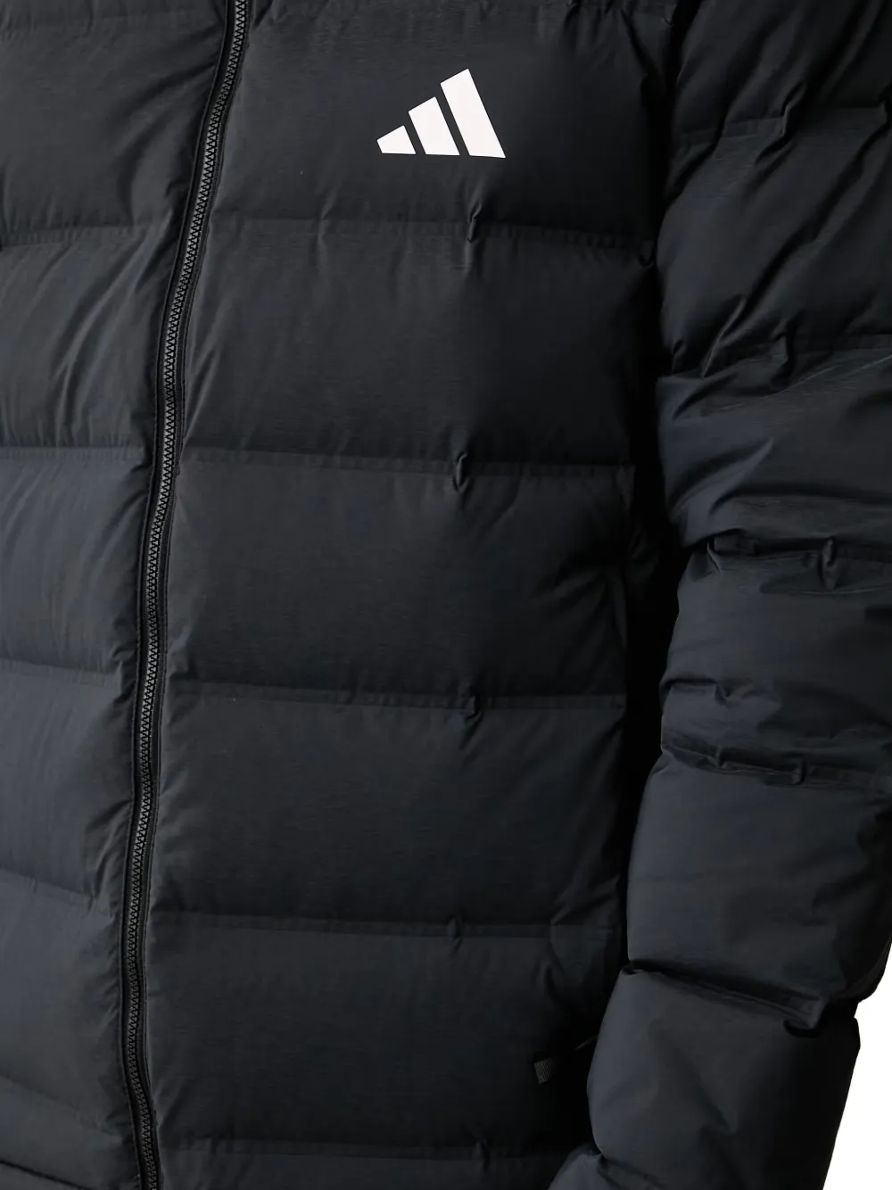 adidas hooded padded jacket Zwart
