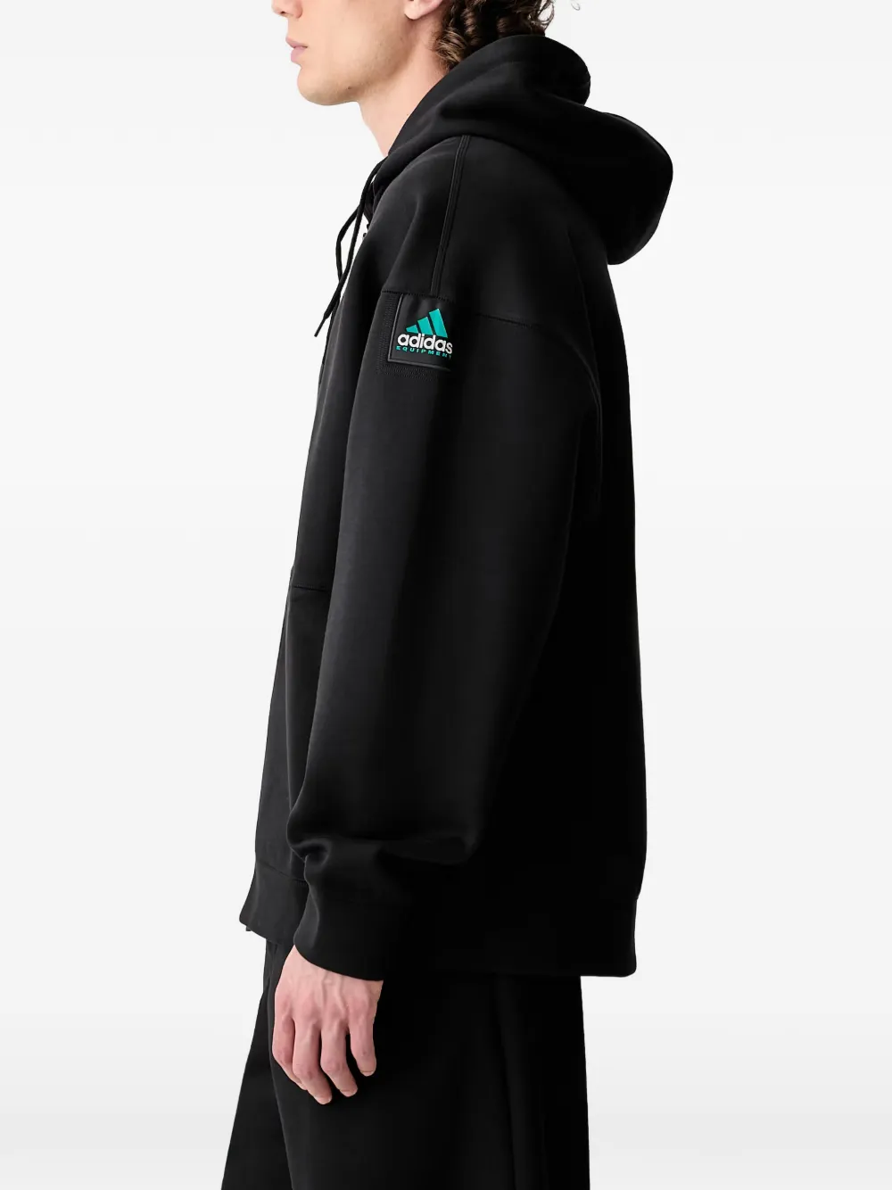 adidas Equipment logo-patch hoodie Zwart