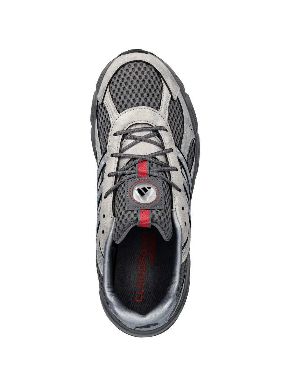 adidas panelled mesh sneakers Grijs