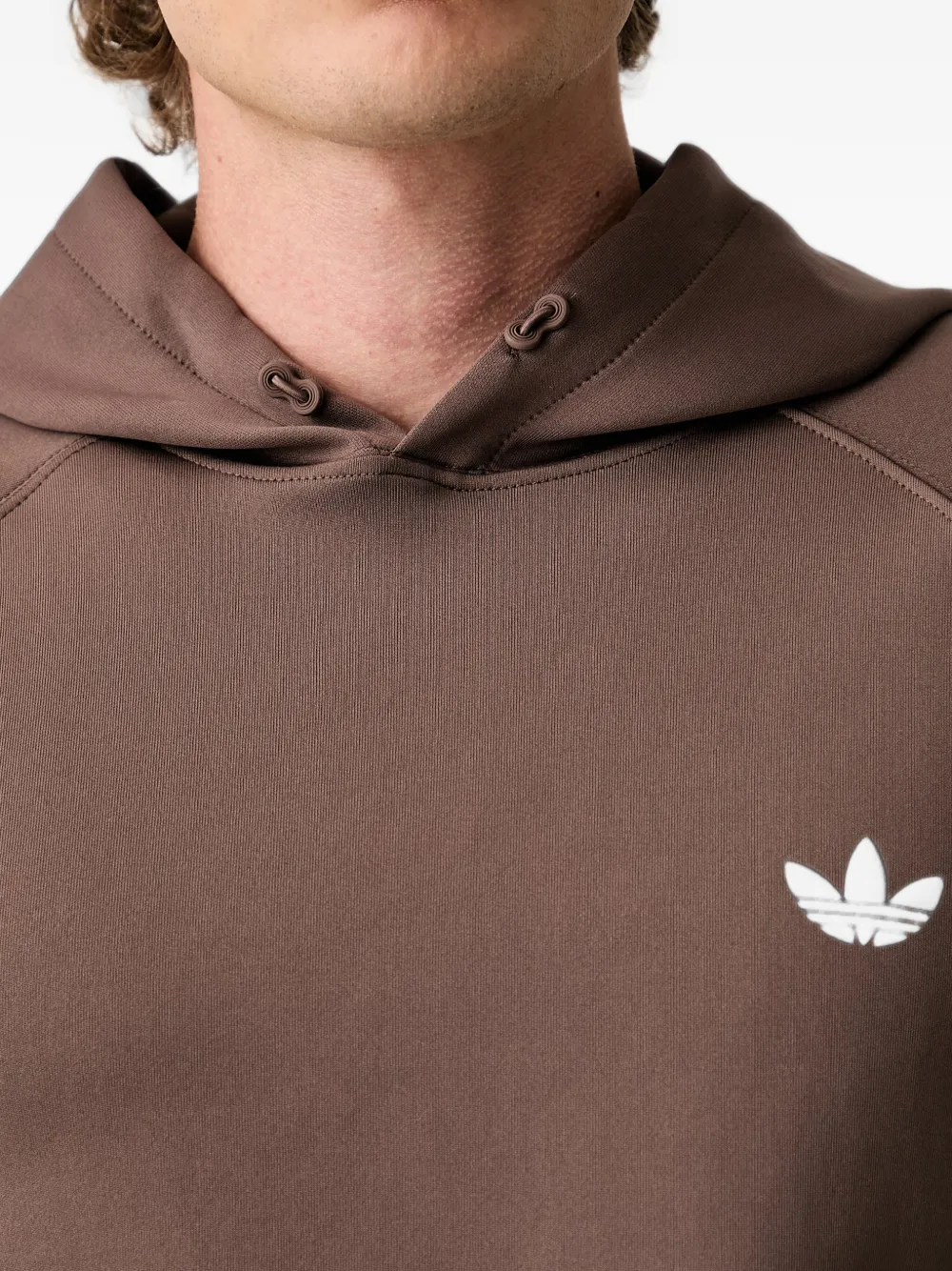 adidas logo-print raglan-sleeve hoodie Bruin