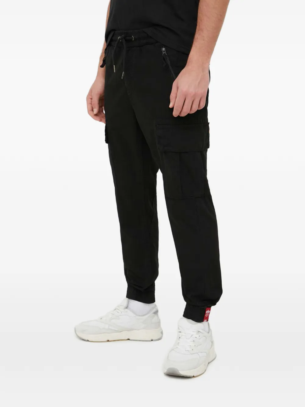 Alpha Industries cargo-pockets track pants - Nero