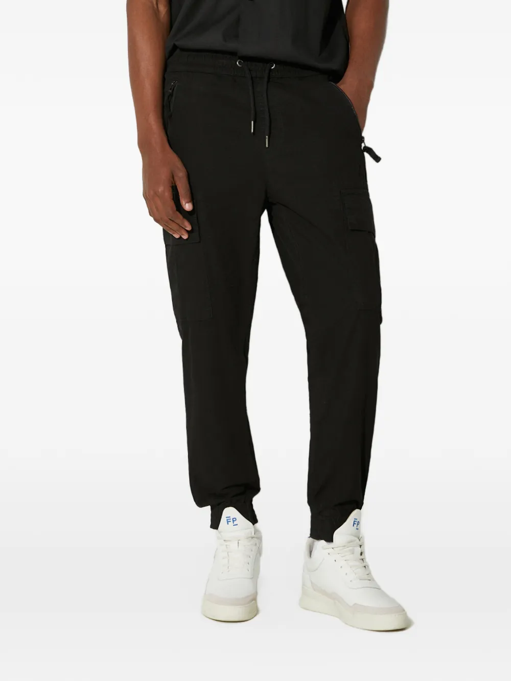Alpha Industries cargo-pockets track pants - Nero