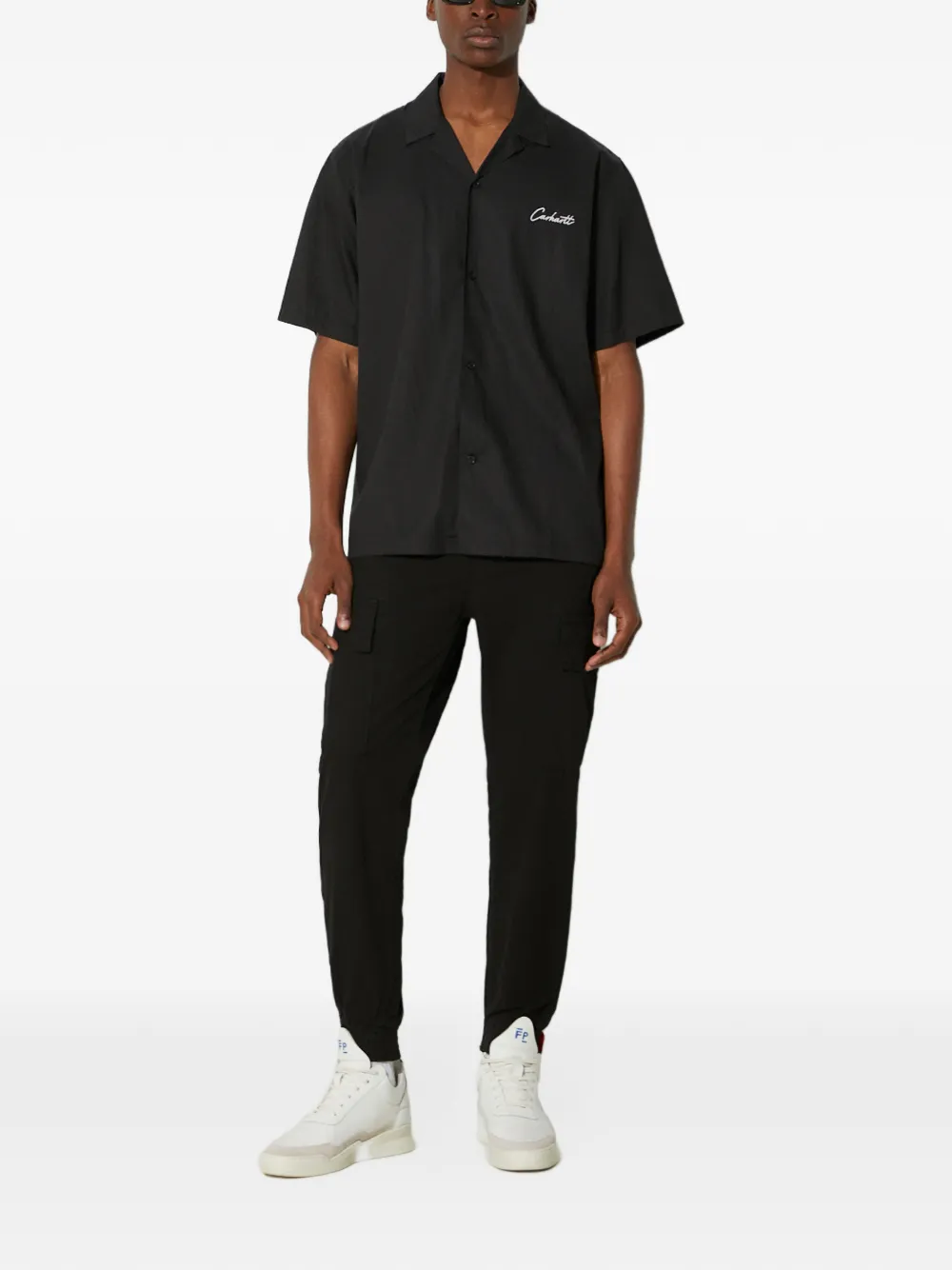 Alpha Industries Trainingsbroek met cargo zakken Zwart