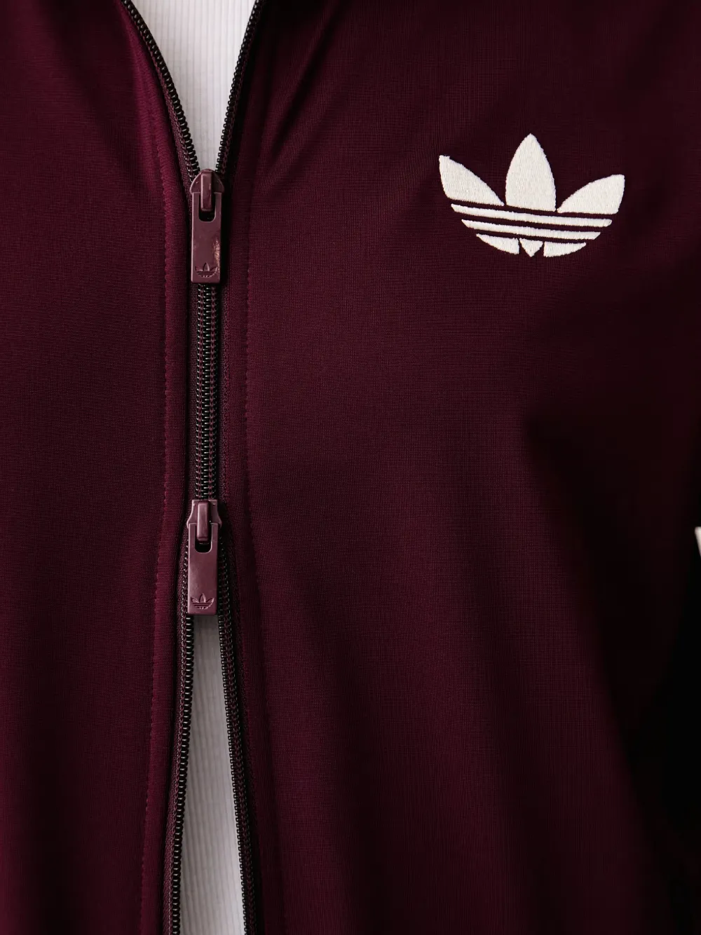 adidas Firebird logo-embroidered track jacket Rood