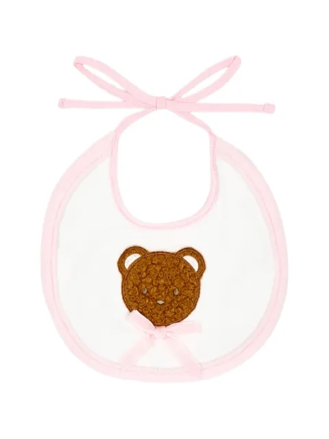 Le Boo Beebè teddy bear-patch bib