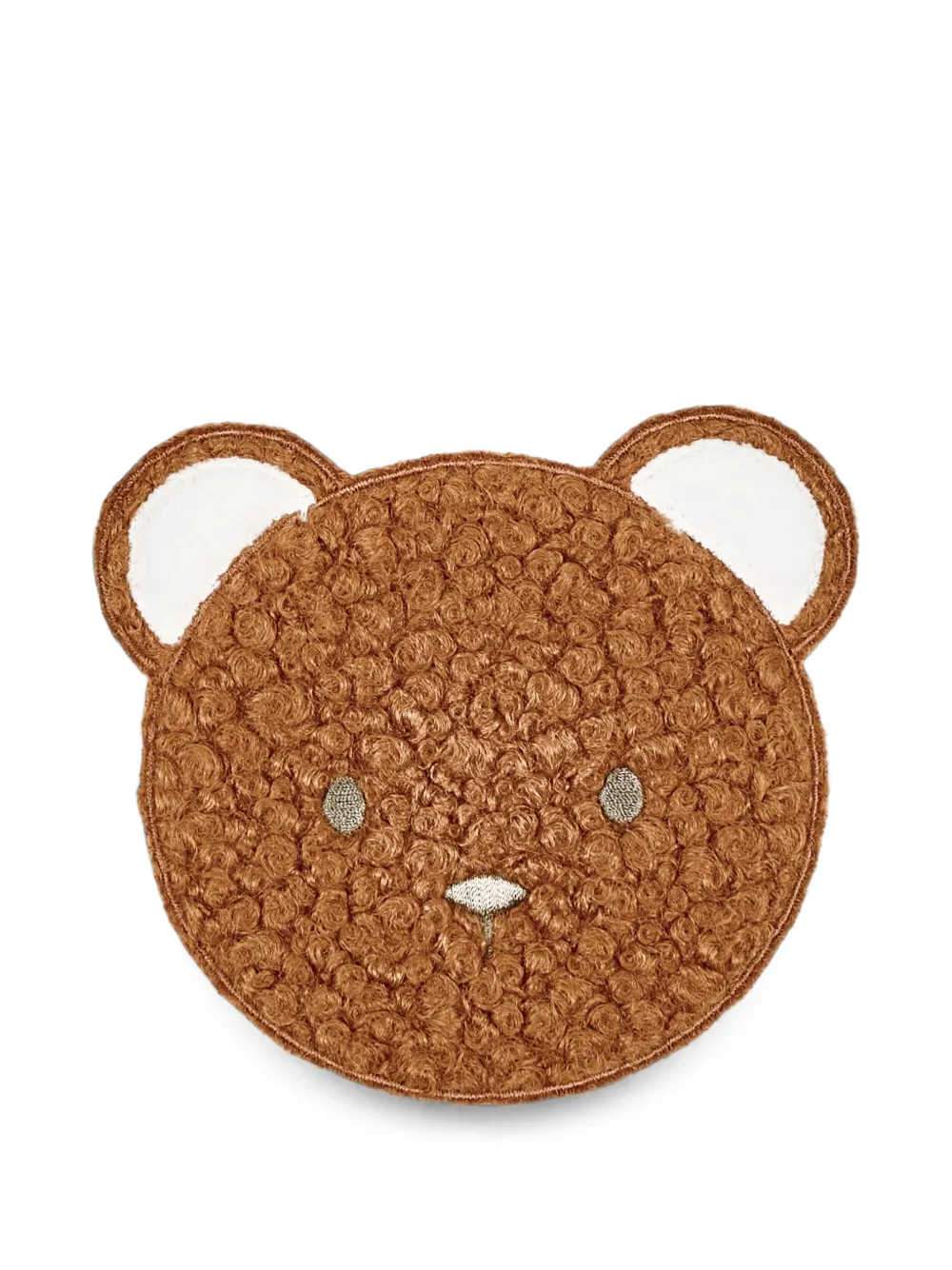 Le Boo Beebè Deken met teddybeer-patch Wit