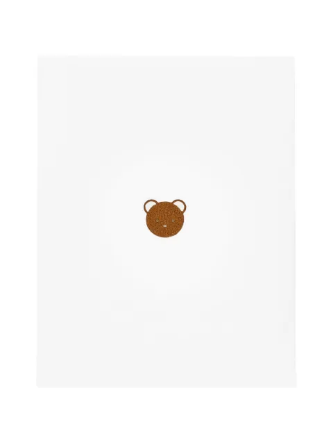Le Boo Beebè teddy bear-patch blanket