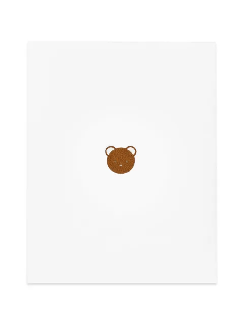 Le Boo Beebè teddy bear-patch blanket