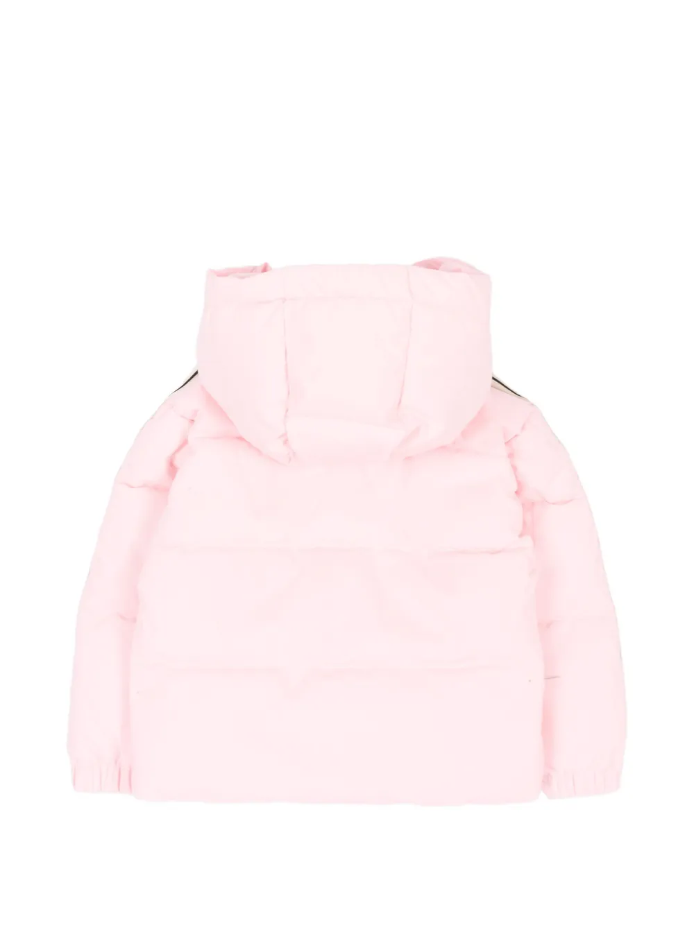 Palm Angels Kids Gewatteerd jack met logoprint Roze