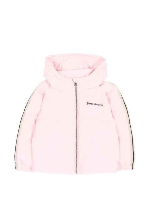 Palm Angels Kids logo-print padded jacket