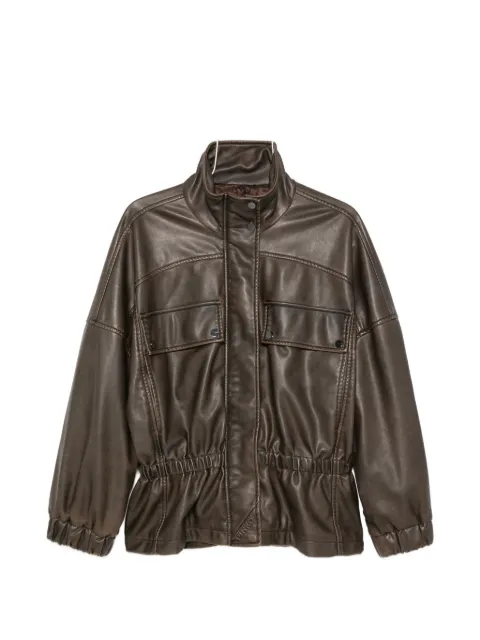 PINKO elasticated-waist jacket