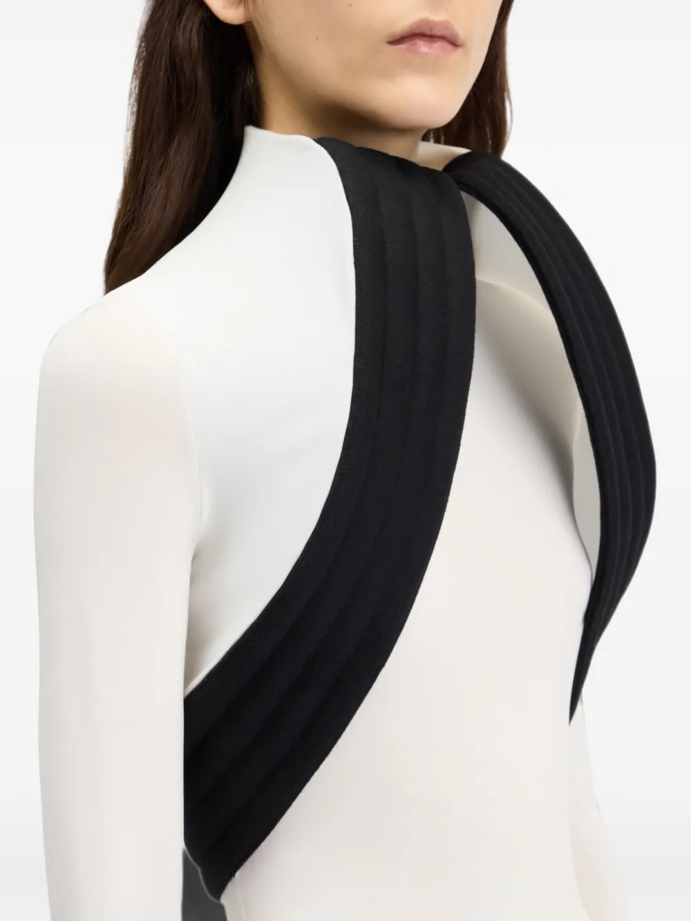 Jean Paul Gaultier Sculpturale jurk Wit
