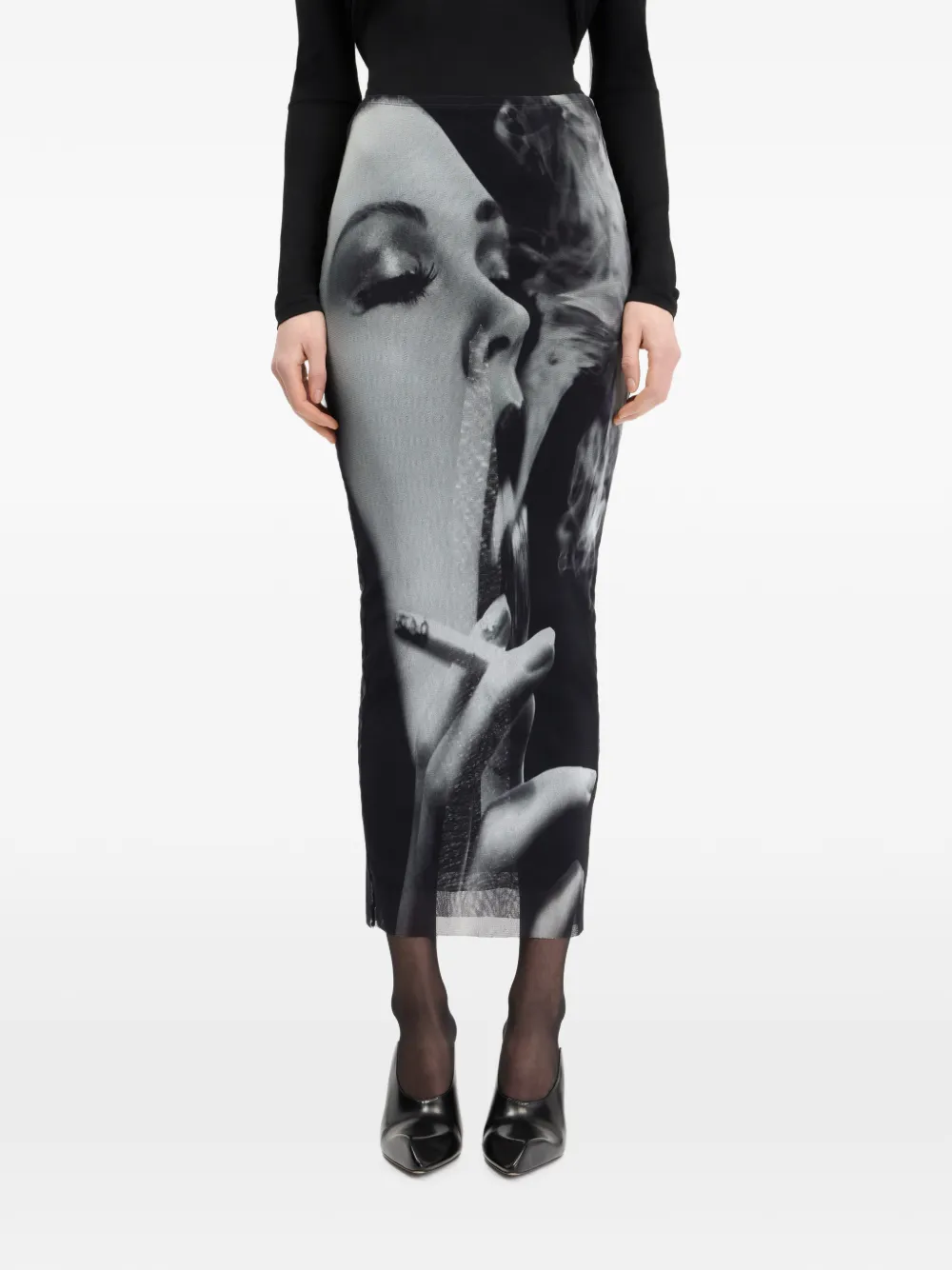 Jean Paul Gaultier The Smoking maxi-rok Grijs