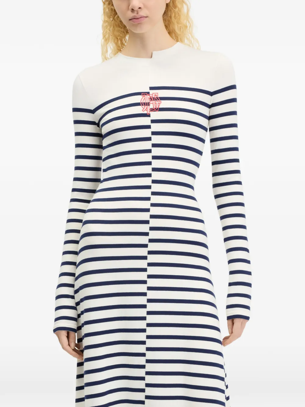 Jean Paul Gaultier Marinière dress Wit