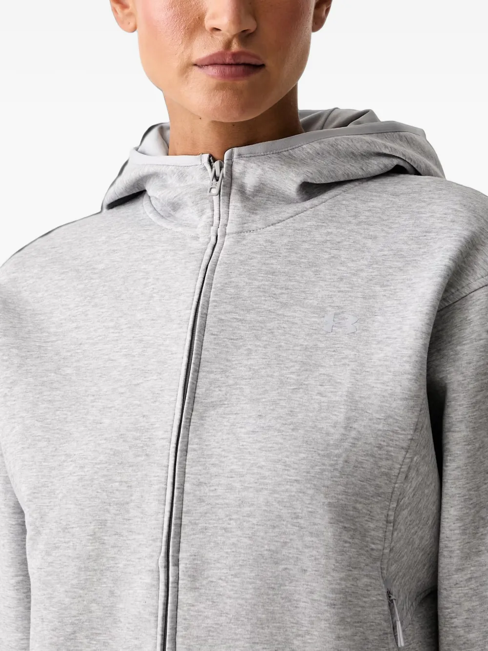 Under Armour Unstoppable Fleece hoodie met rits Grijs