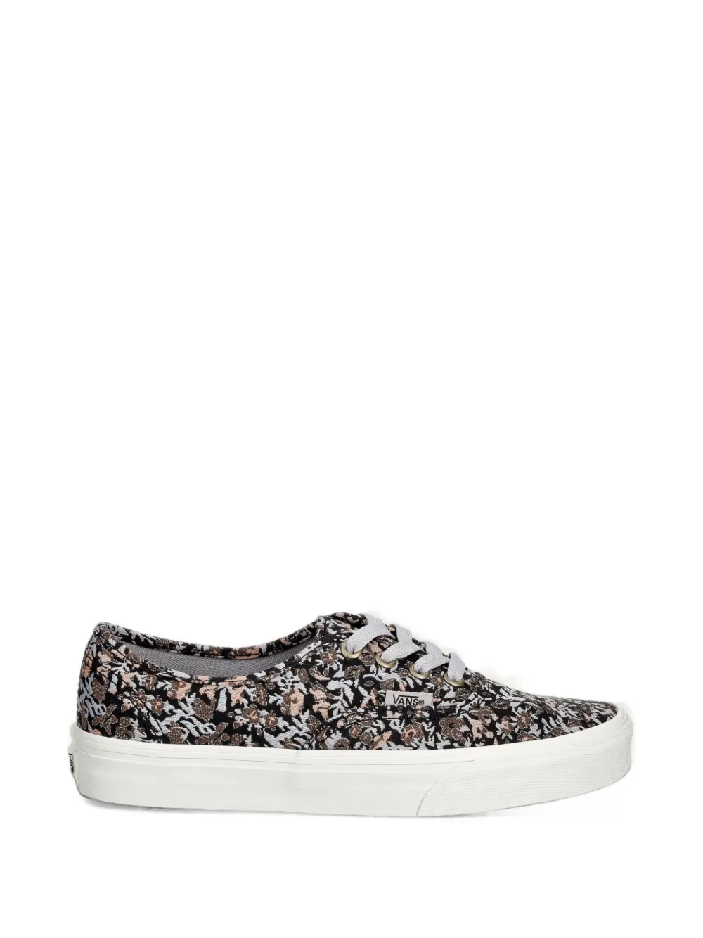 Vans Authentic floral-print sneakers Zwart