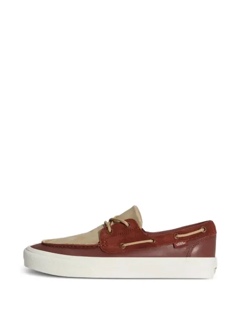 Vans suede panelled boat shoes