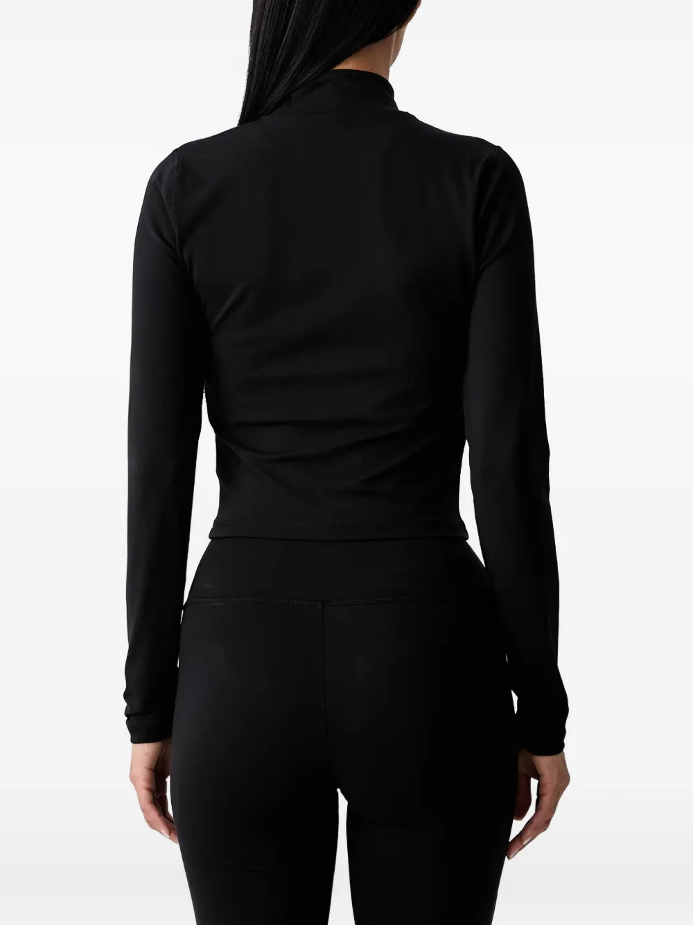 Sporty & Rich Sweater met logoprint Zwart