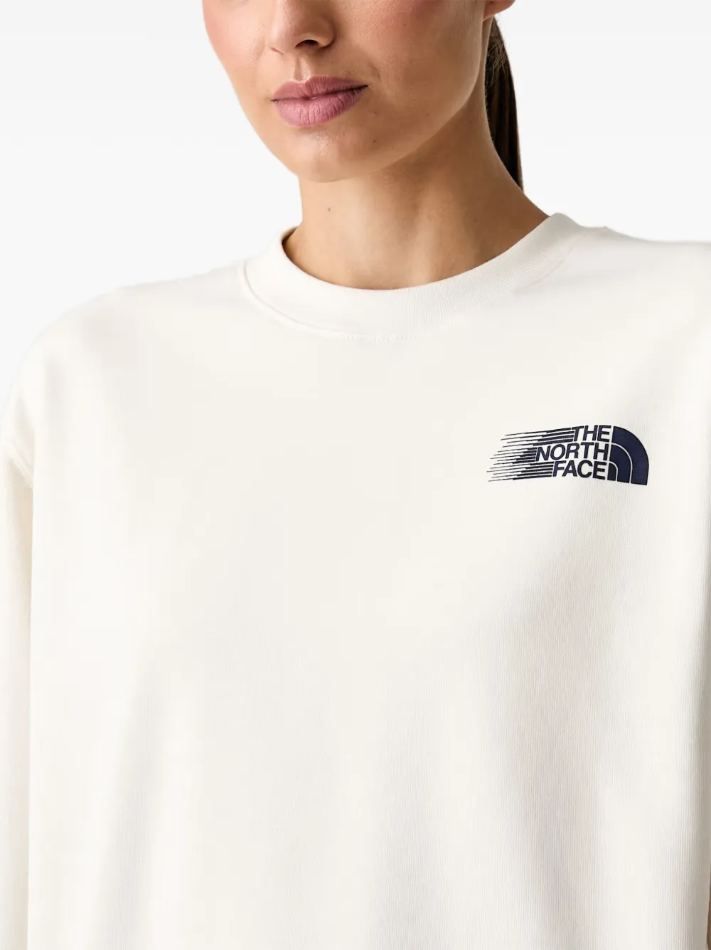 The North Face Trui met logoprint Wit