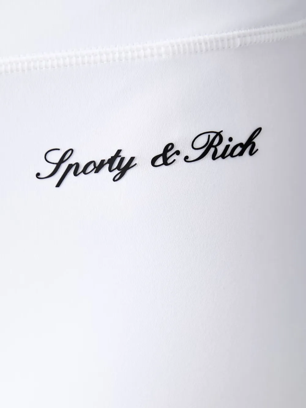 Sporty & Rich Shorts met logoprint Wit