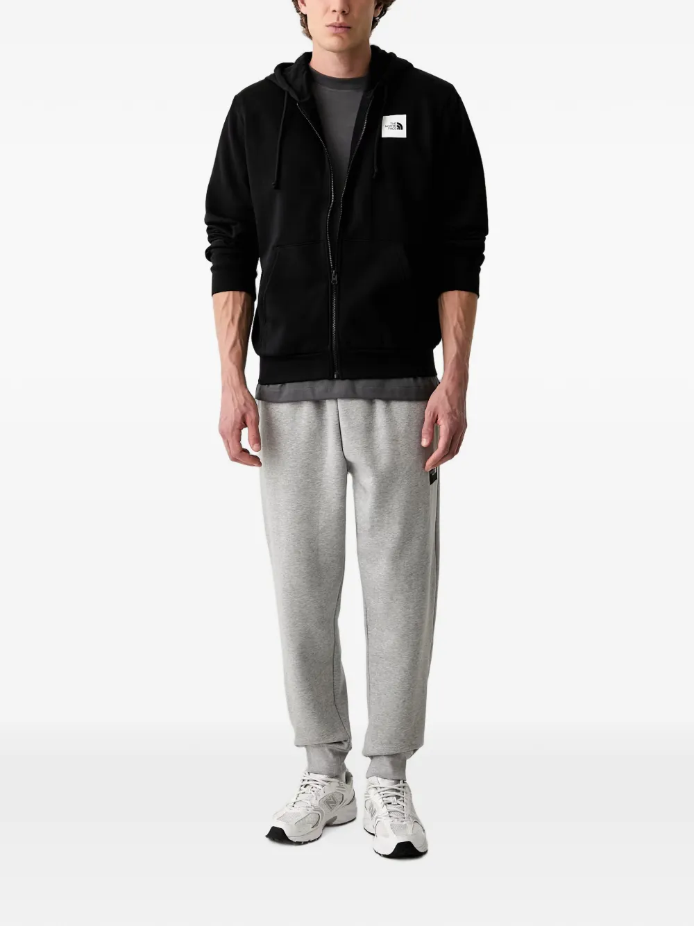 The North Face Hoodie met logopatch Zwart