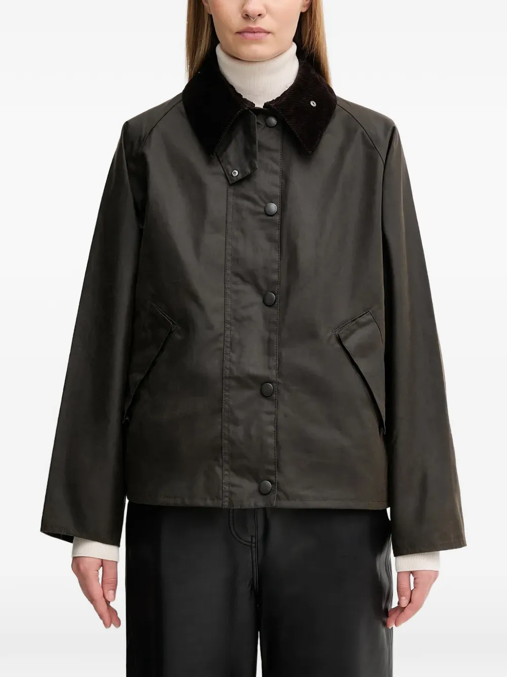 Barbour Transport Military Jacket In 그린