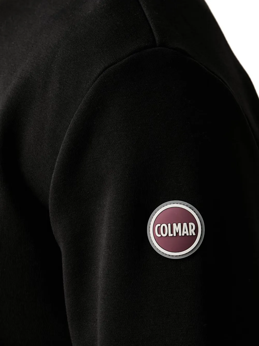Colmar Sweater met logopatch Zwart
