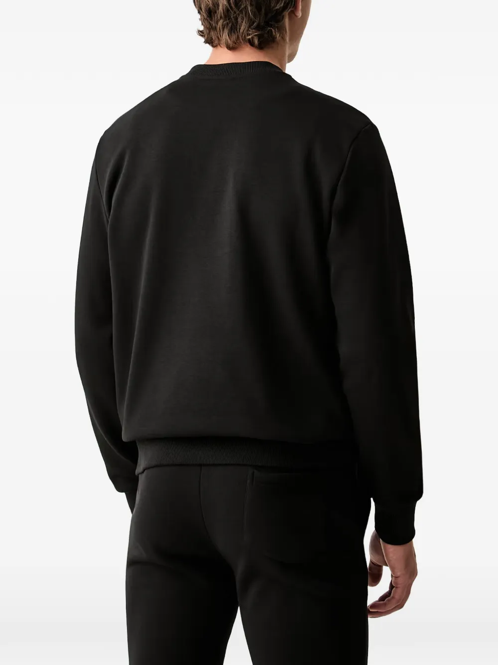 Colmar Sweater met logopatch Zwart