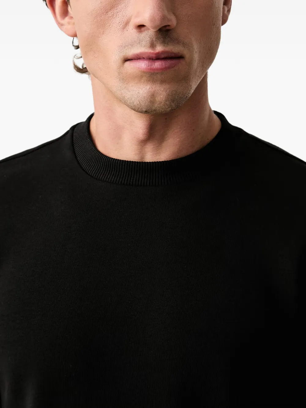 Colmar Sweater met logopatch Zwart