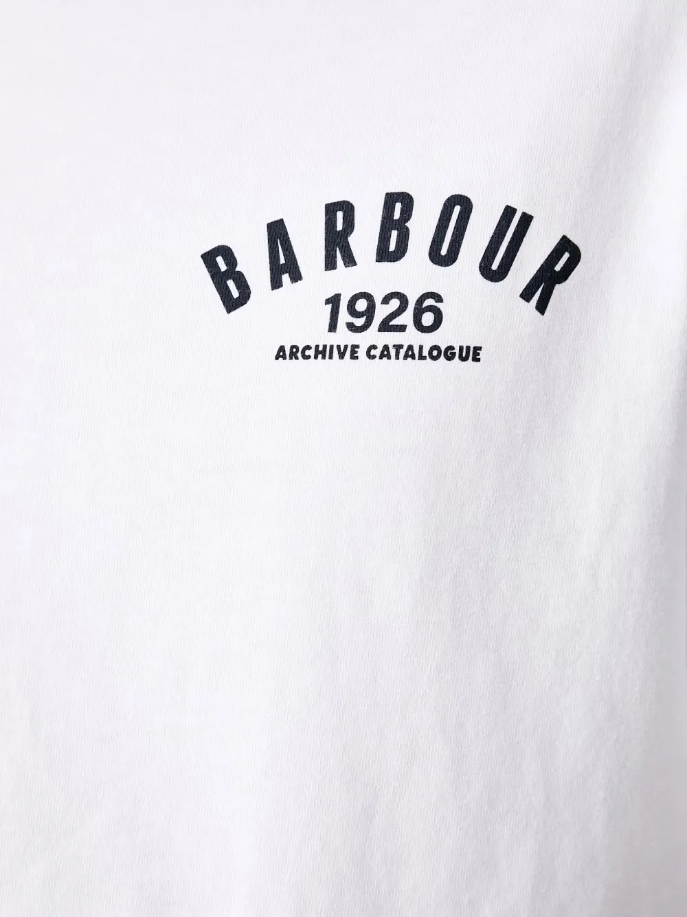 Barbour 1926 T-shirt met grafische print Wit