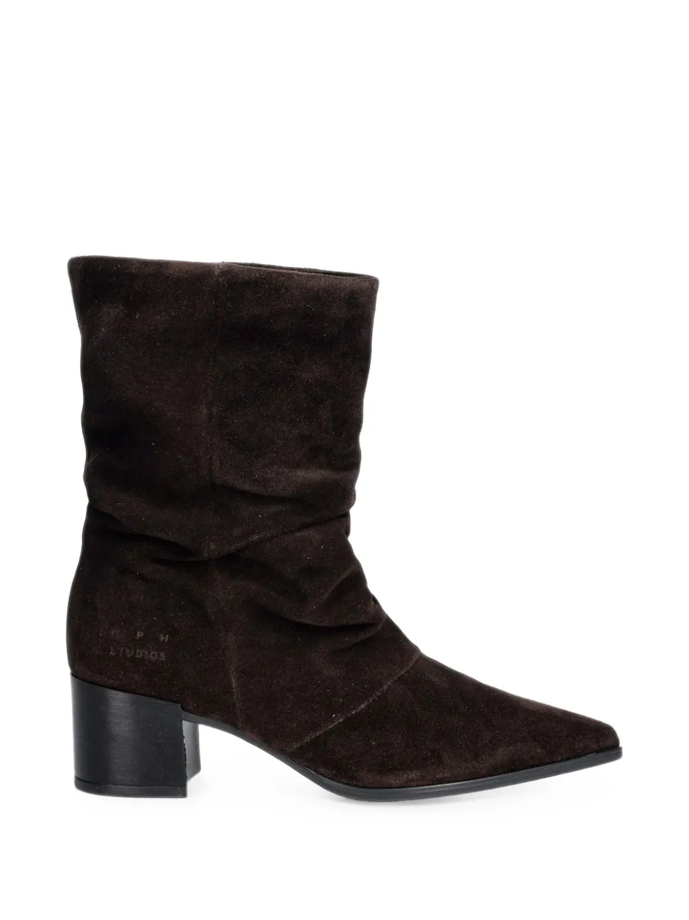 Copenhagen slouchy pointed-toe boots