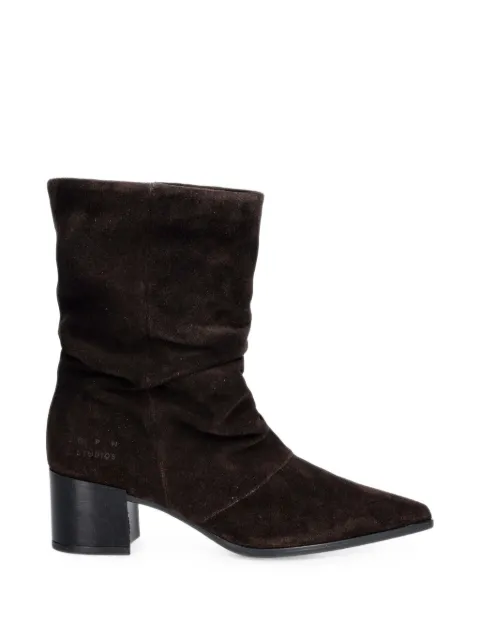 Copenhagen slouchy pointed-toe boots