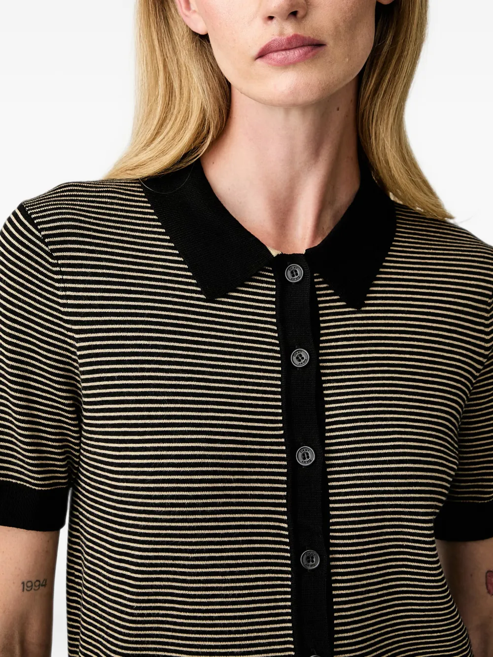 DKNY Gestreept vest Zwart