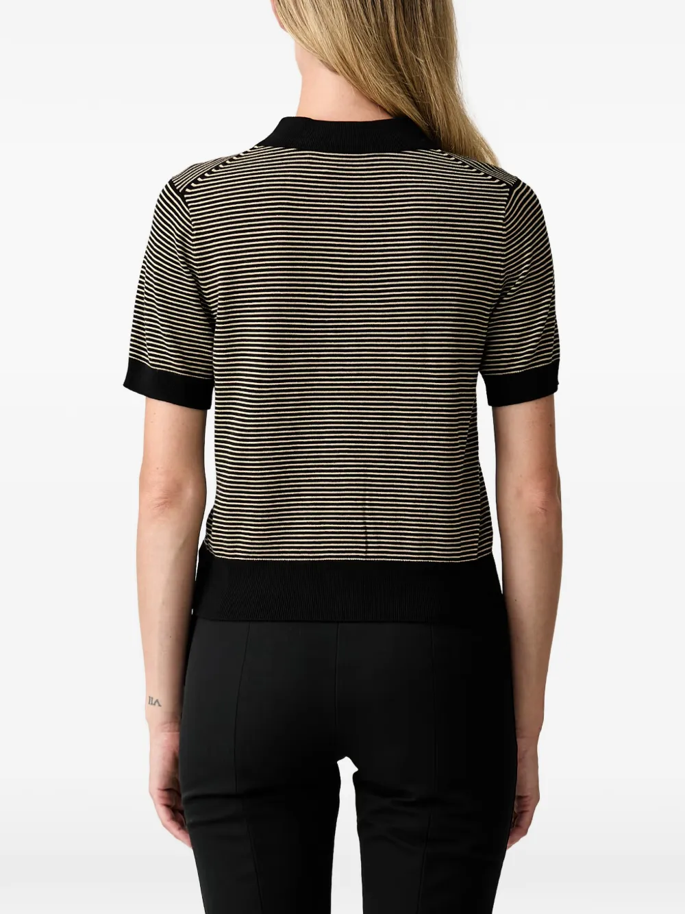 DKNY Gestreept vest Zwart