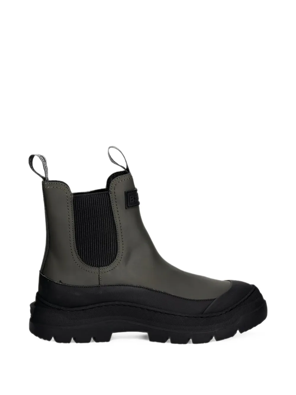 Barbour Harriety logo-patch panelled Chelsea boots Groen