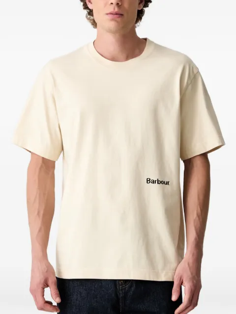 Barbour logo-print graphic-back T-shirt