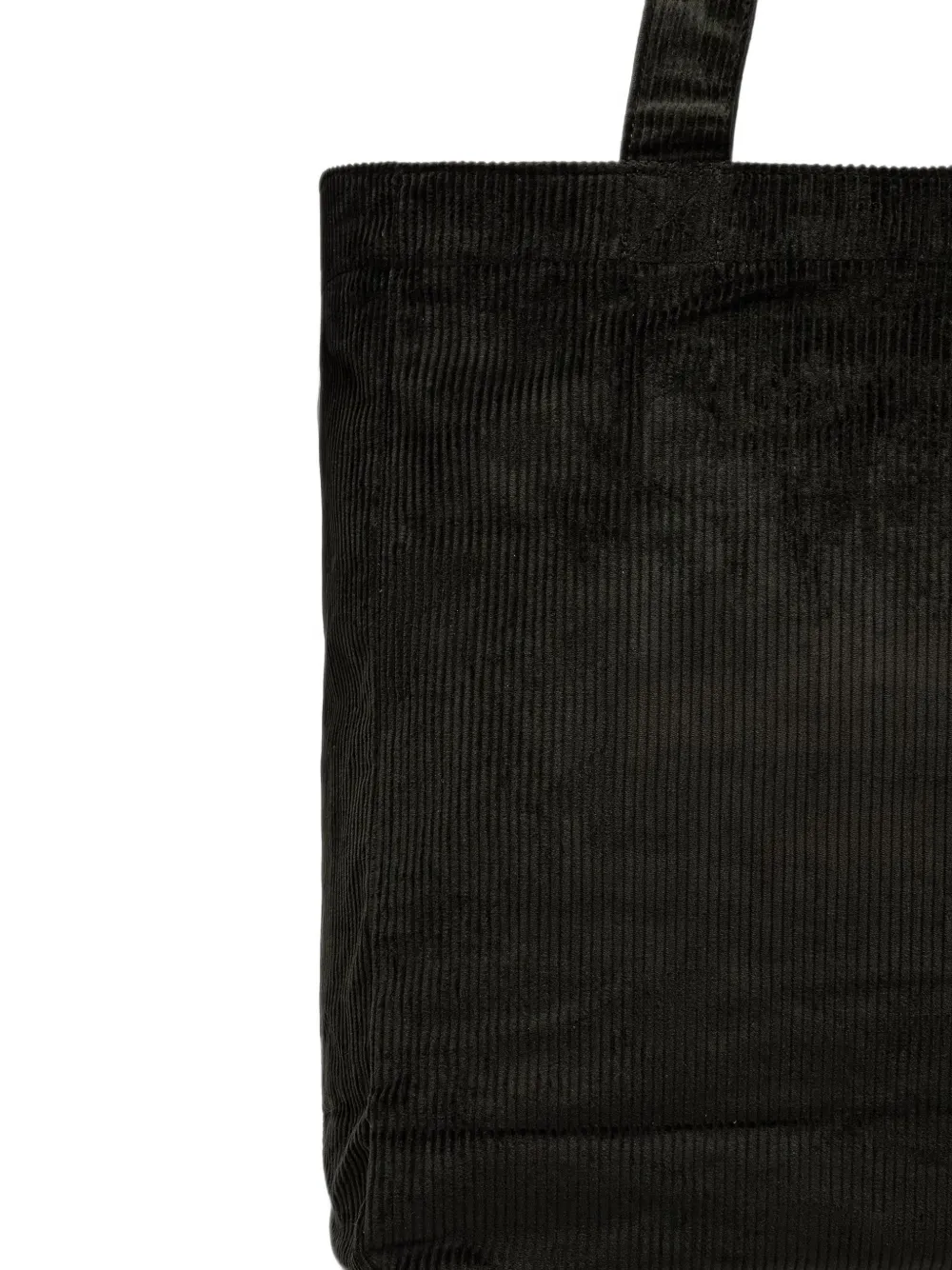 Barbour Carrick Cord logo-embroidered tote bag Groen