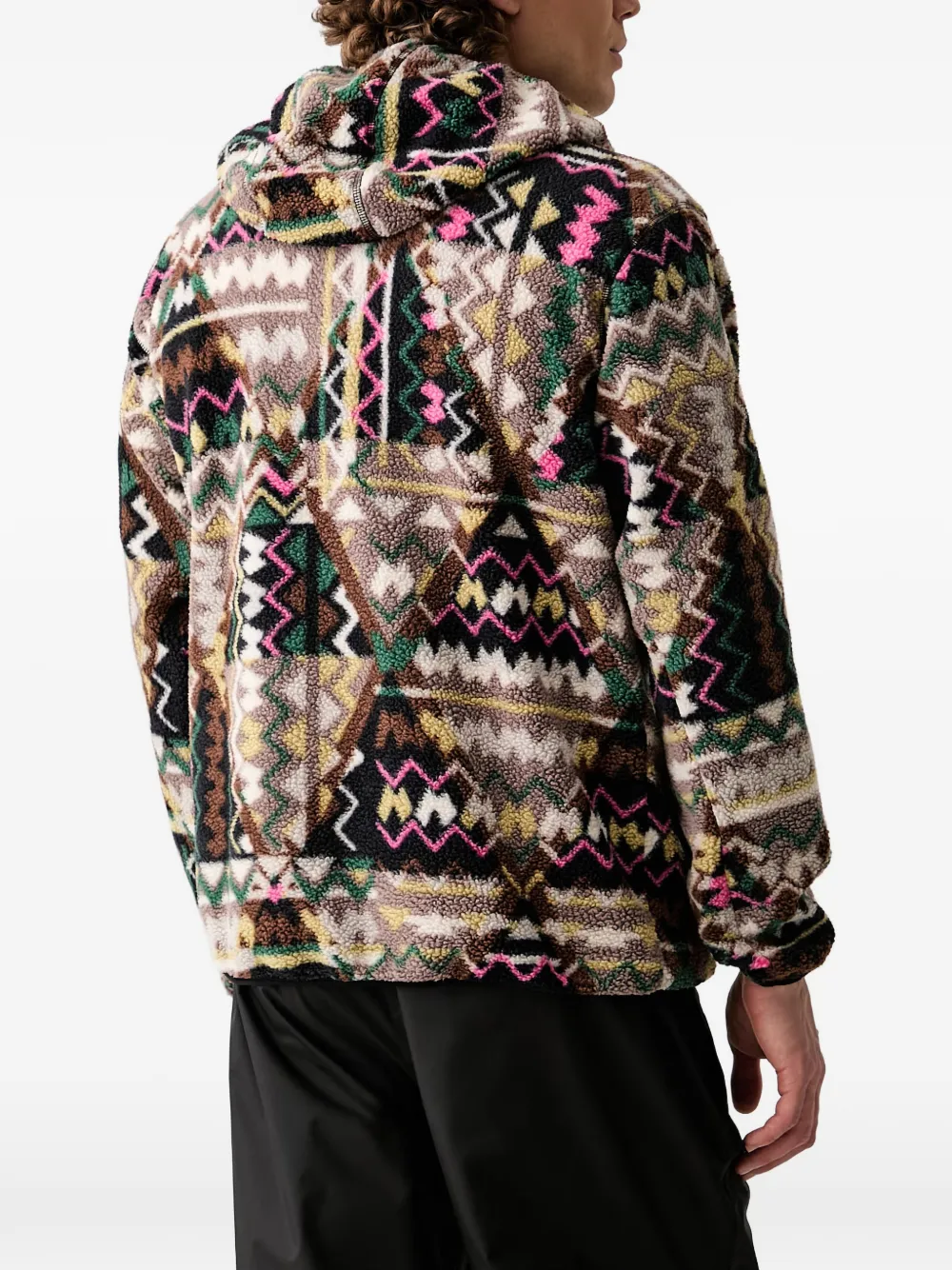 Columbia Helvetia™ geometric-pattern fleece hoodie Beige