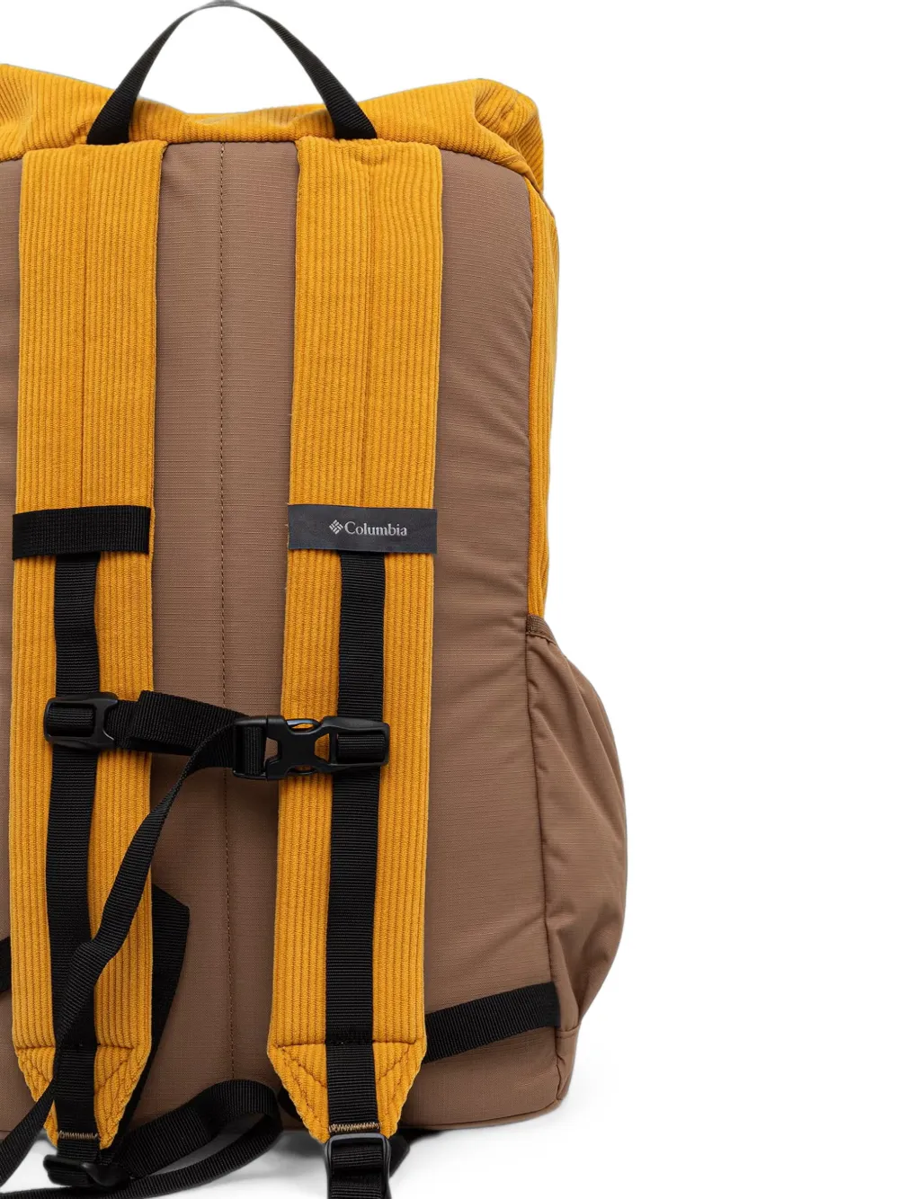 Columbia Trail Traveler 28L rugzak met ribfluwelen vlakken en gesp Geel