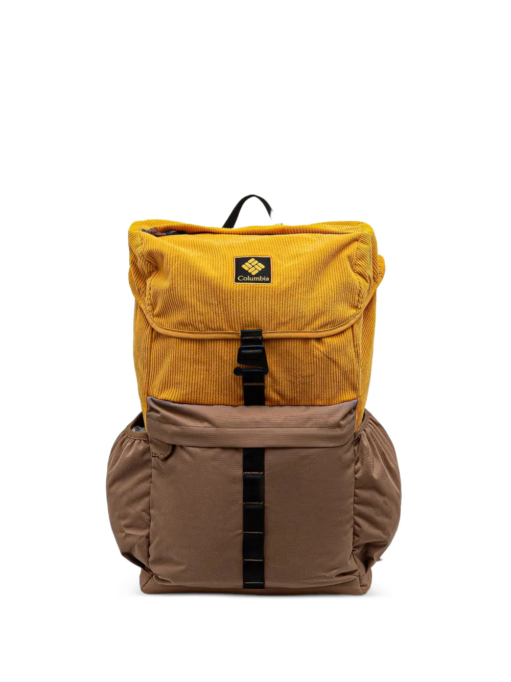 Columbia Trail Traveler 28L corduroy-panelled buckled backpack - Giallo