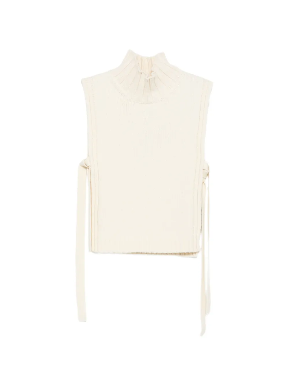 Soeur high-neck side-tie sweater