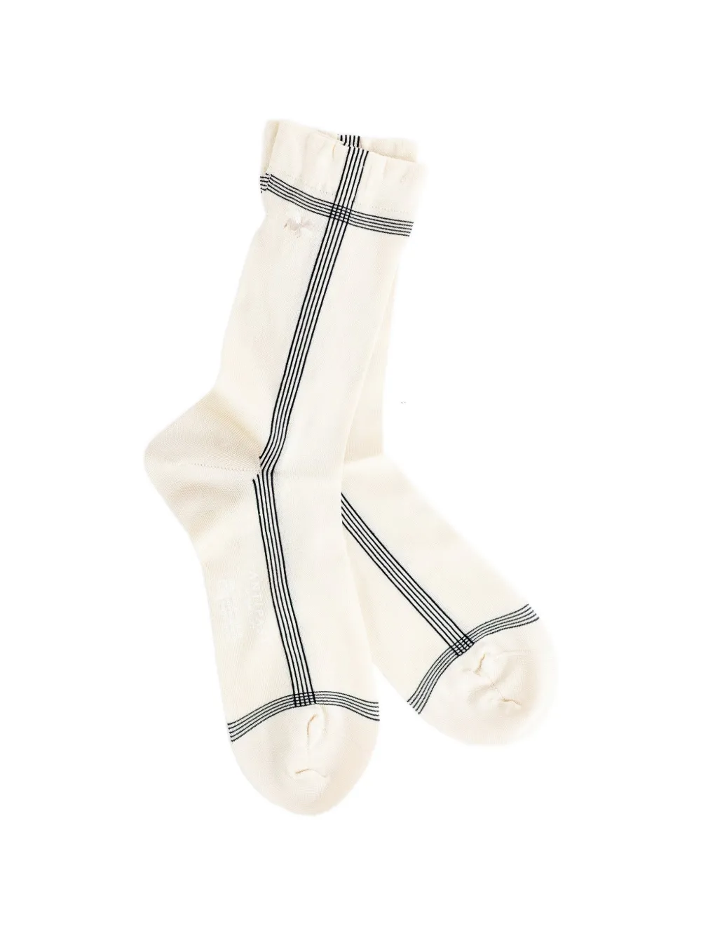 Antipast check-pattern knitted socks