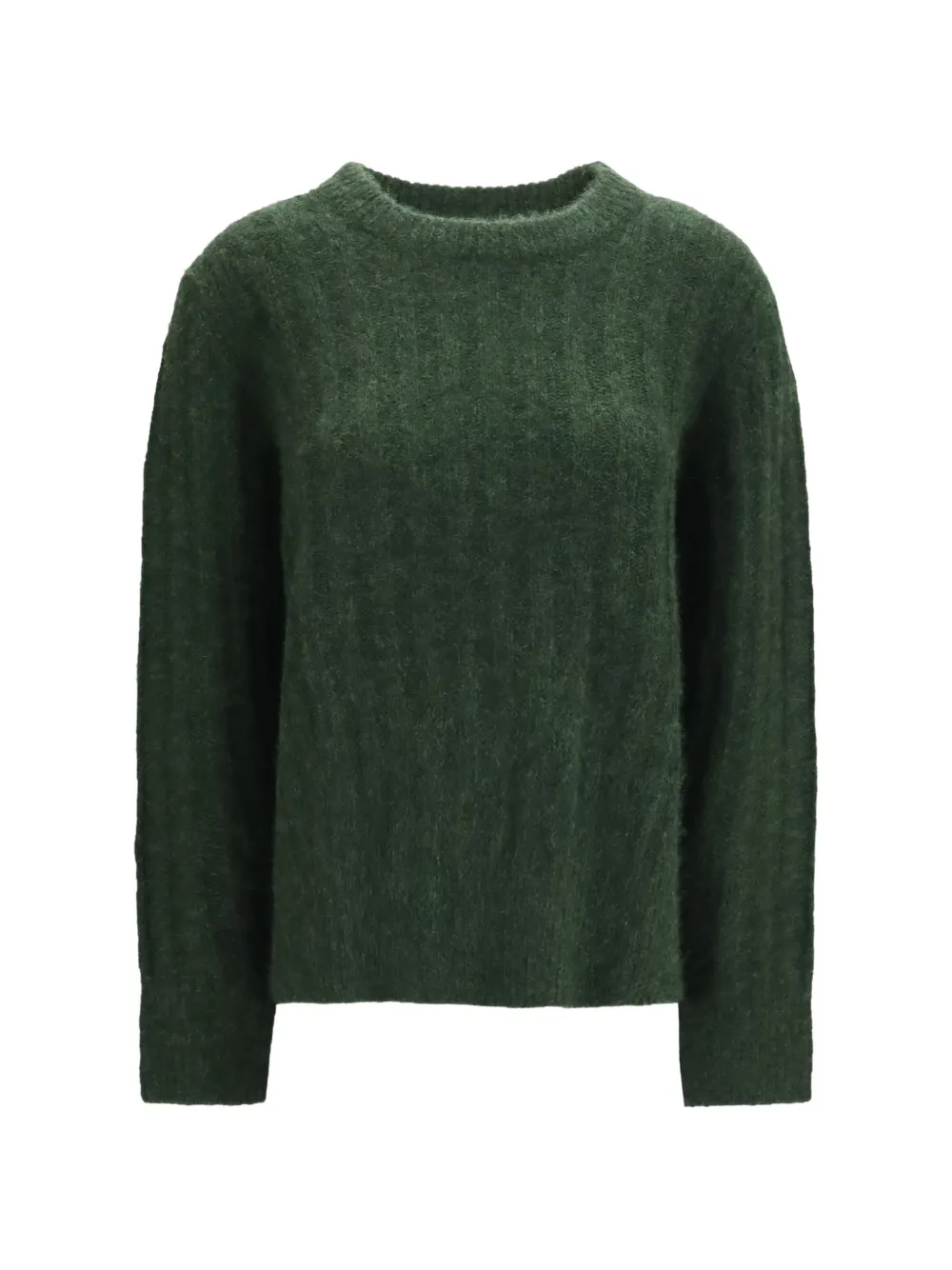 Allude cable-knit crew-neck sweater - Grün